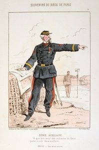 Genie Auxiliaire, Beleg van Parijs, Frans-Duitse Oorlog, 1870-1871 door Unbekannt