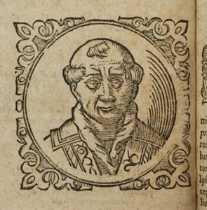 Geoffrey van Monmouth Uit: Prophetia Anglicana, Merlini Ambrosii Britanni, 1603 door Unbekannt
