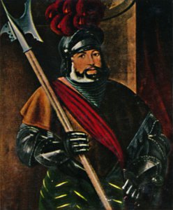 Georg von Frundsberg 1473-1528 - Schilderij van Amburger, 1934 door Unbekannt
