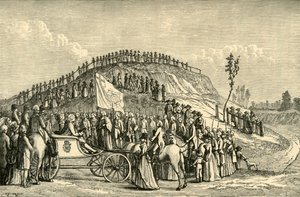 George III en koningin Charlotte bij Eton Montem, 1778, 1911 door Unbekannt