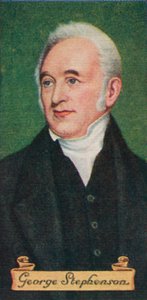George Stephenson, uit een serie sigarettenkaartjes, 1935 door Unbekannt