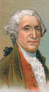 George Washington 1732-99, eerste president van de Verenigde Staten, 1924 door Unbekannt