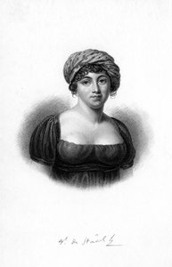 Germaine de Stael, Franse schrijfster, romanschrijfster en politieke propagandist geboren in Parijs door Unbekannt