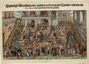 Duits riddertoernooi, ca. 1530