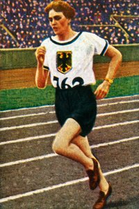 Duitse hardloopster Lina Radke, 1928