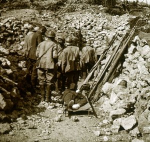 Duitse gewonden, c1914-c1918 door Unbekannt