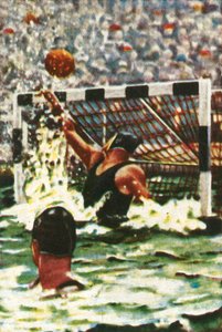 Duitsland wint het waterpolo