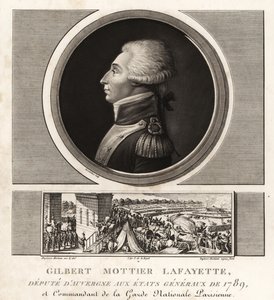 Gilbert Mottier Lafayette, afgevaardigde van Augergne naar de Etats Generaux door Unbekannt