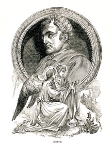 Giotto di Bondone, Italiaanse schilder en architect, 1893 door Unbekannt