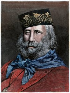 Giuseppe Garibaldi, Italiaanse patriot, 1882 door Unbekannt