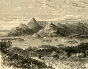 Glengariff Haven en Bantry Baai vanaf het Eccles Hotel, 1898 door Unbekannt