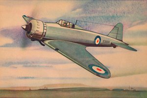 Gloster F.534 jachtvliegtuig, ca. 1944