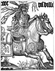 Godfried van Bouillon, 11e-eeuwse Franse kruisvaarder, 15e eeuw