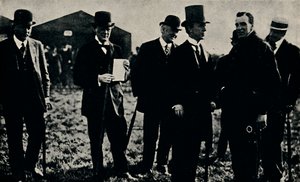 Grahame White en Mr. Churchill, 1910