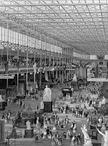 Grote Tentoonstelling in het Crystal Palace, Hyde Park, Londen, 1851 door Unbekannt