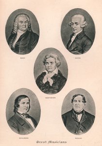Grote muzikanten - Plaat III., 1895 door Unbekannt