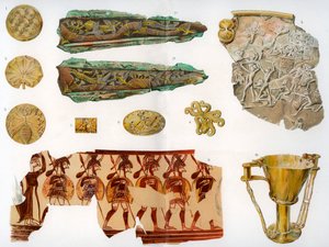 Griekse oudheden van de Myceense en Homerische tijdperken, 1902 door Unbekannt