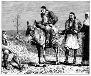 Griekse boeren, ca. 1890 door Unbekannt