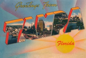 Groeten uit Tampa, Florida, ca. 1940s