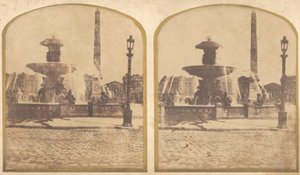 Groep van 17 vroege calotype stereografische beelden, 1840s-50s