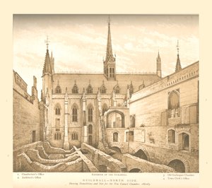 Guildhall Noordzijde, 1882-83, 1886