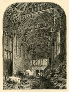 Hal van Eltham Palace in 1835, ca. 1878
