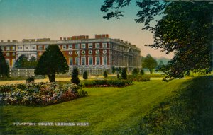 Hampton Court, kijkend naar het westen, ca. 1910
