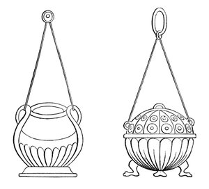 Hanglampen, 9e eeuw, 1870 door Unbekannt