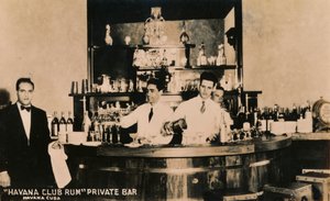 Havana Club Rum, Privé Bar, Havana, Cuba, ca. 1900s