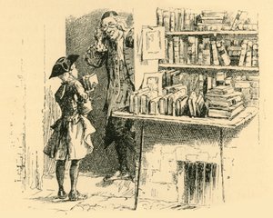 Hij slaagde erin genoeg te sparen om twee boeken te kopen, 1907 door Unbekannt
