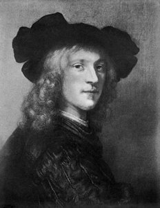 Hoofd uit het portret van Een man met een havik, 1643, 1901