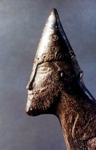 Hoofd van een Vikingkrijger, ca. 9e-11e eeuw door Unbekannt