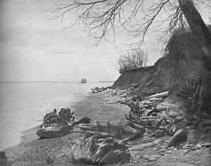 Op weg naar de kust, Lake Michigan, c1897 door Unbekannt