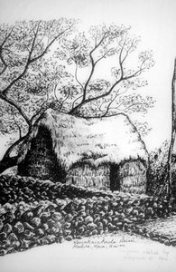 Heiau, Kailua-Kona, Hawaï, 19e eeuw