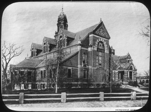 Hemenway Gymnasium, Harvard University, Massachusetts, VS, eind 19e of begin 20e eeuw door Unbekannt