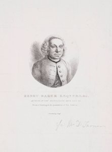 Henry Baker, natuuronderzoeker door Unbekannt