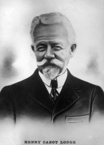 Henry Cabot Slim Lodge 1850-1924, Amerikaanse Republikeinse Senator en historicus, ca. 1910