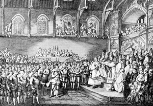 Hendrik III hernieuwt de Magna Carta in 1253, 1905