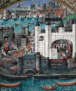 Hendrik VII in de Tower of London, 1485-1509 door Unbekannt