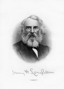 Henry Wadsworth Longfellow, Amerikaanse dichter en leraar, eind 19e eeuw
