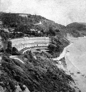 Hesketh Crescent, Torquay, Devon, begin 20e eeuw