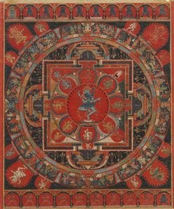 Hevajra Mandala, 15e eeuw door Unbekannt
