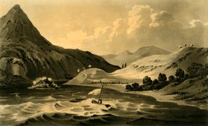 Heuvel van Binion vanaf het meer, 1802