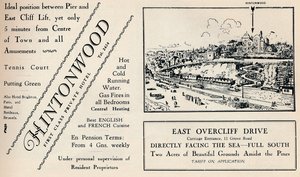 Hintonwood - Eerste Klasse Privé Hotel, 1929 door Unbekannt