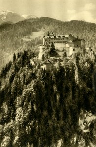Kasteel Hohenwerfen, Werfen, Oostenrijk door Unbekannt