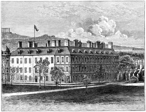 Holyrood Palace vanuit het zuidoosten, Edinburgh, 1900