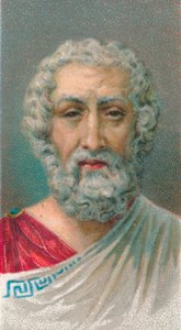 Homerus, 1e-2e eeuw, Romeinse dichter, uit Baiae, Campania, Italië