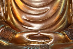 Hong Hien Tu tempel. Boeddhabeeld, Fréjus, Frankrijk door Unbekannt