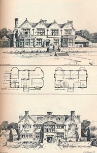 Houghton Grange, nabij Huntingdon, ca 1897