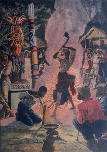 Menselijke offerande, Lafayette, Louisiana, VS, 1912